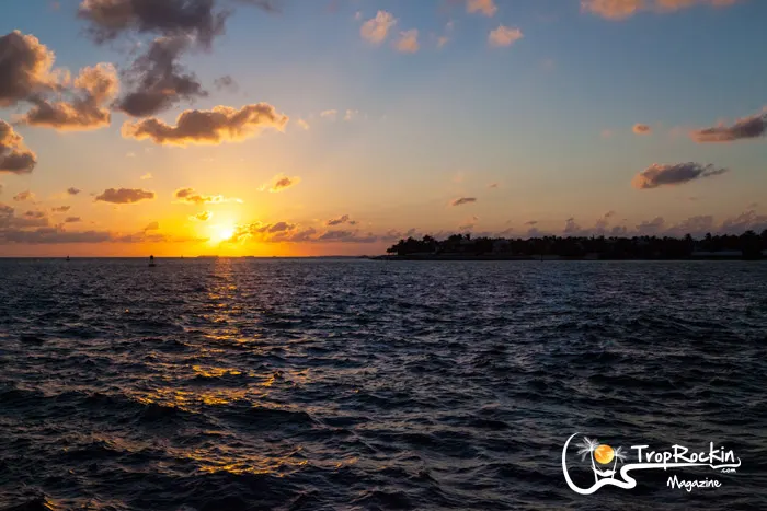 Gorgeous sunsets from Bistro 245 in Key West