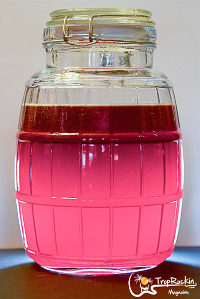 Homemade Moonshine in Large Jar