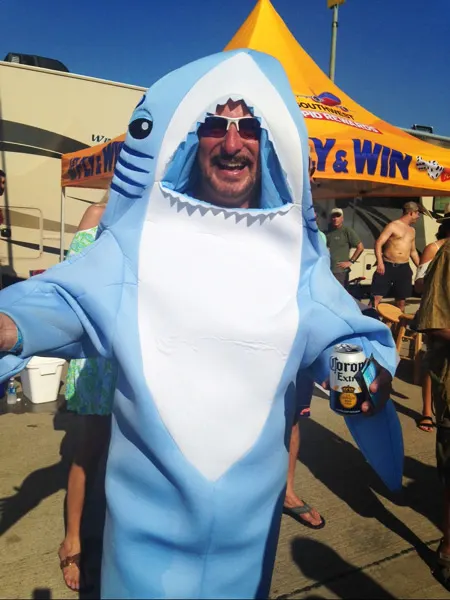 Jimmy Buffett Tailgate Frisco Shark Costume