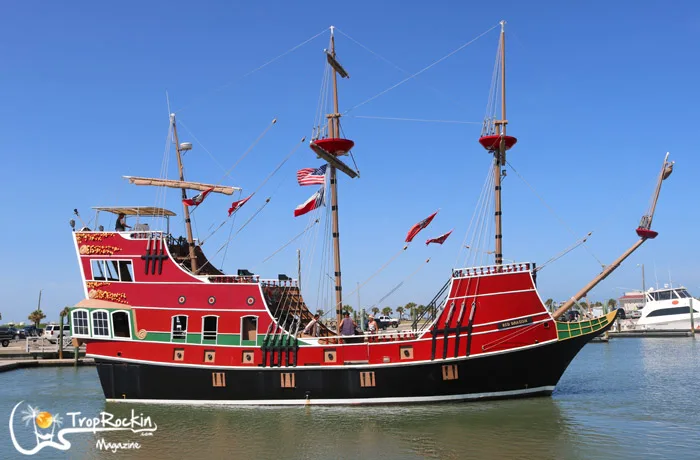Red Dragon Pirate Ship in Port Aransas Texas
