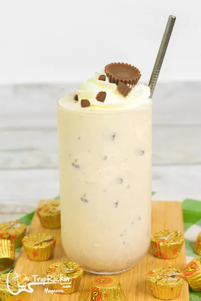 Boozy Milkshake with Reese's Peanut Butter Cups