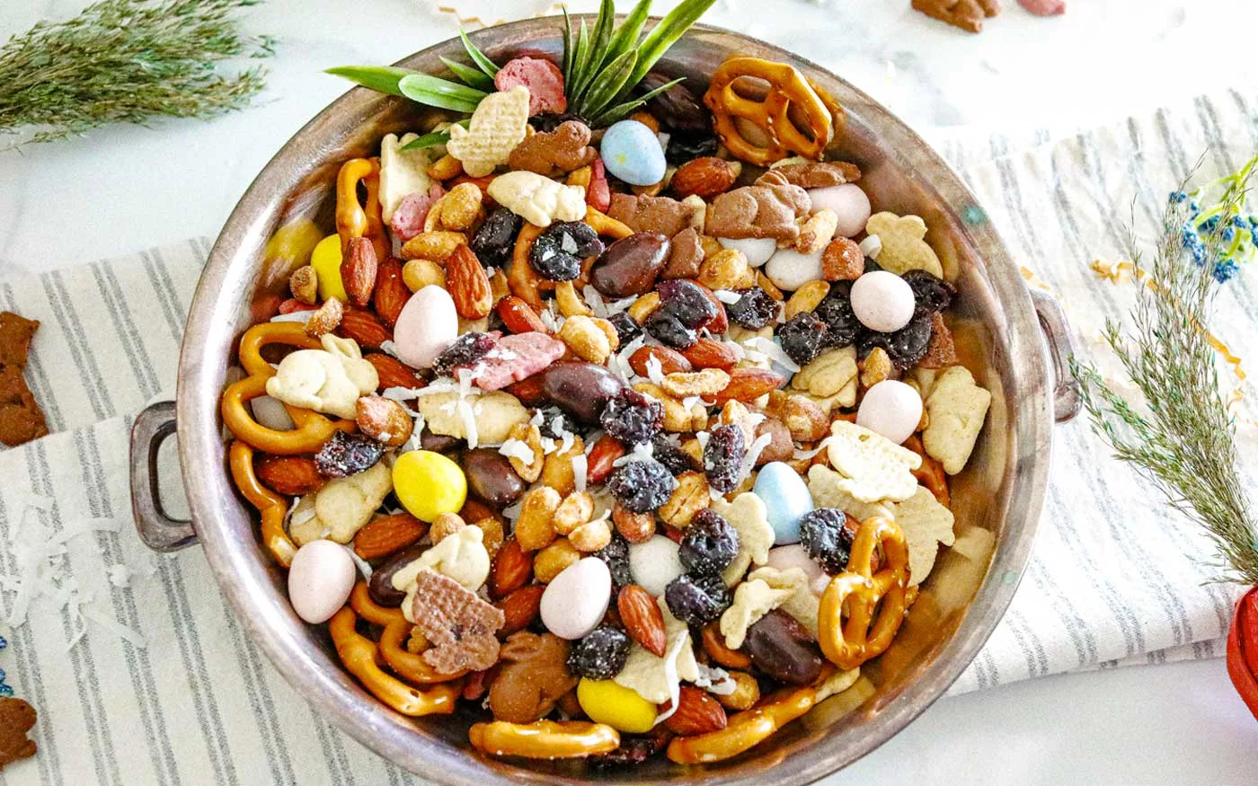 Large bowl of Easter Trail Mix.